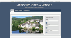 Desktop Screenshot of maisondhotes-a-vendre.fr